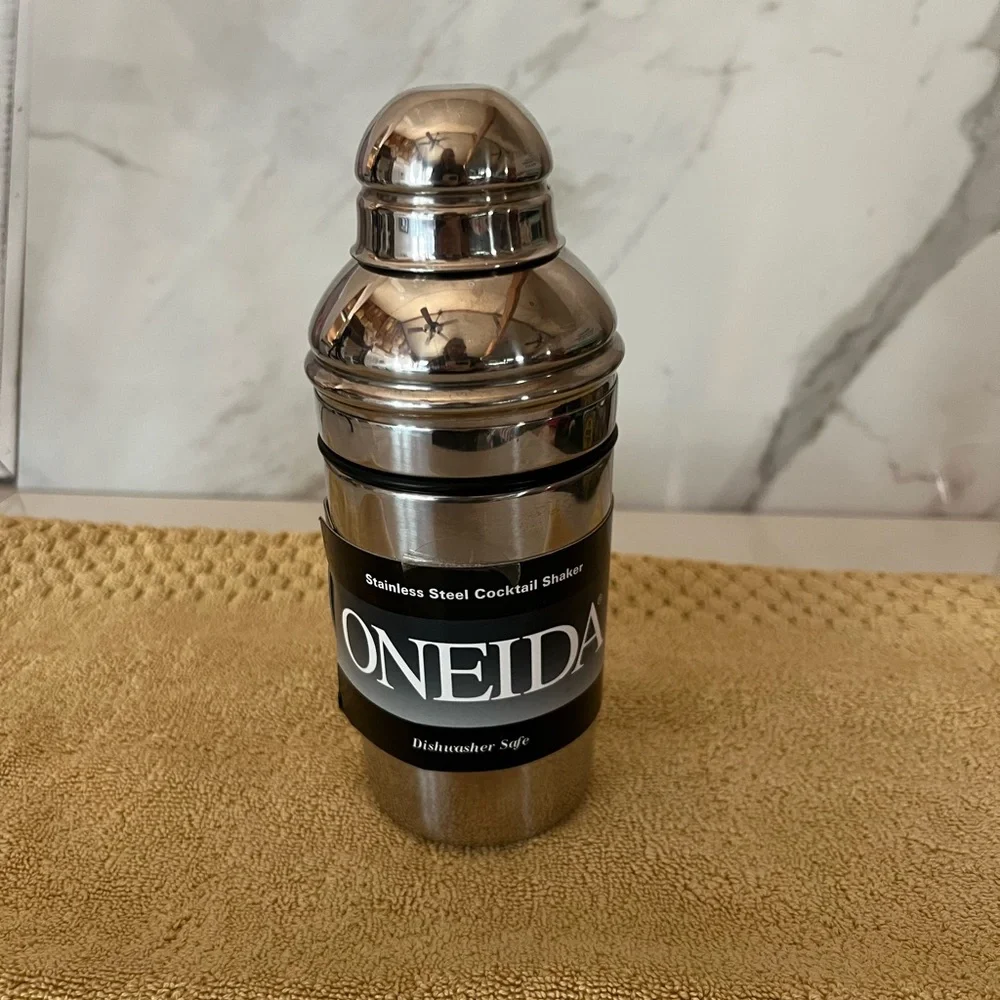 Oneida Stainless Steel Cocktail Shaker